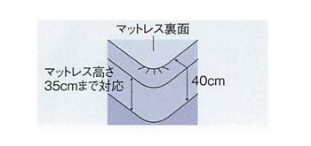 【西川リビング】【25%OFF】【24SLEEPSTANDARD】ベッドフィッティパックシーツクイーンサイズTFP00