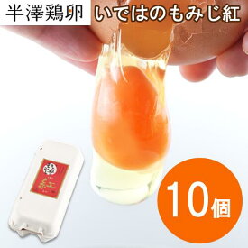 いではのもみじ紅 10個パック入り 新鮮 新鮮卵 生卵 卵かけご飯 たまご 赤玉 高級 濃厚 鶏卵 栄養 ギフト プレゼント 玉子 抗酸化作用 アスタキサンチン 純国産 高品質 プレミアム 国産卵 産地直送 ブランド 産みたて お菓子作り