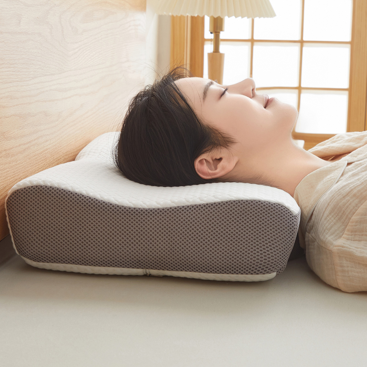 楽天市場】枕 いびき 日本製 まくら 低反発枕 いびき防止 枕 高さ調整