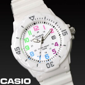 チプカシ 腕時計 アナログ CASIO カシオ チープカシオ クラシック レディース LRW-200H-7B ダイバーズ 防水 ウレタンバンド ブランド スポーツ カジュアル 人気 激安 プレゼント ホワイト マルチカラー ギフト 特価