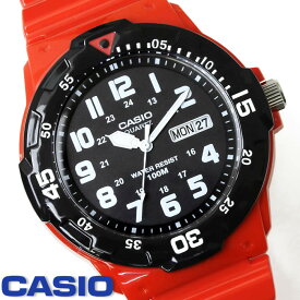 チプカシ 腕時計 アナログ CASIO カシオ チープカシオ メンズ MRW-200HC-4B ダイバーズウォッチ ウレタンバンド ブランド スポーツ カジュアル 人気 激安 プレゼント レッド ブラック ギフト 特価