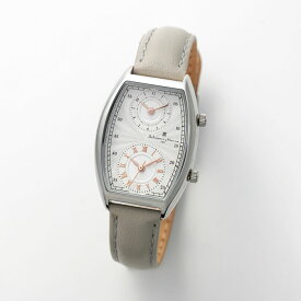 Salvatore Marra サルバトーレマーラ 腕時計 メンズ レディース ユニセックス デュアルタイム トノー型 レザーバンド 革ベルト プレゼント ギフト ペアもOK SM23107-SSWH/GY
