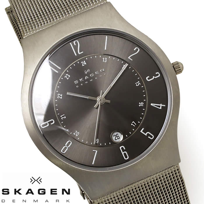 楽天市場】スカーゲン SKAGEN 腕時計 メンズ 233XLTTM チタニウム 薄型 