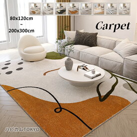 ラグ 洗える オールシーズン 80×120cm〜200×300cm 9色 カーペット ラグマット おしゃれ 北欧 滑り止め ラグカーペット 夏用 冬用 ウォッシャブル 大判 耐磨 高級感 寝室 雰囲気 部屋 高密度 シンプル 絨毯 リビング 韓国インテリア ホットカーペット対応 新生活 送料無料