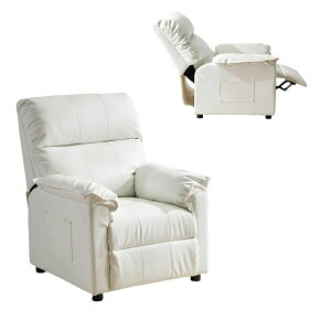 【105〜165°リクライニング】ソファ リクライニングソファ 1人掛け 寝られる 収納ポケット付き 背もたれ ゲーミングチェア PU ソファベッド チェア リクライニングチェア ふわふわ 一人暮ら