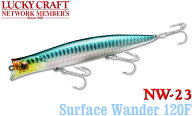 LUCKY CRAFT【ラッキークラフト】NW-Amigo 23 サーフェスワンダー120F 獲れピチサヨリ