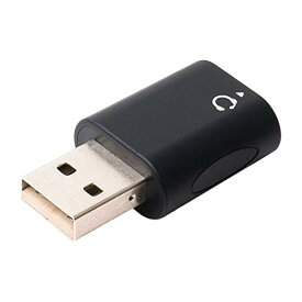ミヨシ MCO オーディオ変換アダプタ USBポート - 3.5mmミニジャック 4極タイプ PAA-U4P