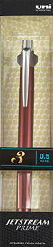 三菱鉛筆 3色ボールペン ジェットストリームプライム 0.5 ダークボルドー 書きやすい SXE3300005D65