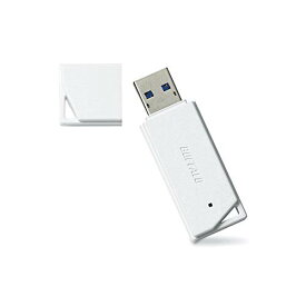 バッファロー USBメモリ 64GB USB3.2(Gen1)/3.1(Gen 1)/3.0/2.0 充実サポート RUF3-K64GA-WH/