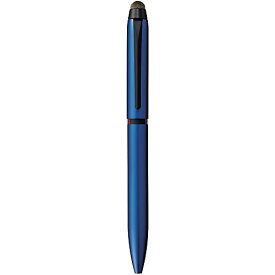 三菱鉛筆 3色ボールペン&タッチペン ジェットストリームスタイラス 回転繰り出し式 0.5 ネイビー 書きやすい SXE3T18005P9