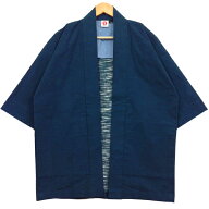 【Happi.Tokyo｜はっぴどっと東京】染はっぴ 無地藍 紺 ネイビー Navyポケット付日本製 Made in Japan 国…