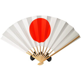 【Happi.Tokyo｜はっぴどっと東京】扇子日の丸（日本 / 国旗）日本 JAPAN 日の丸 伝統 応援 贈答品 お祭り フェス イベント