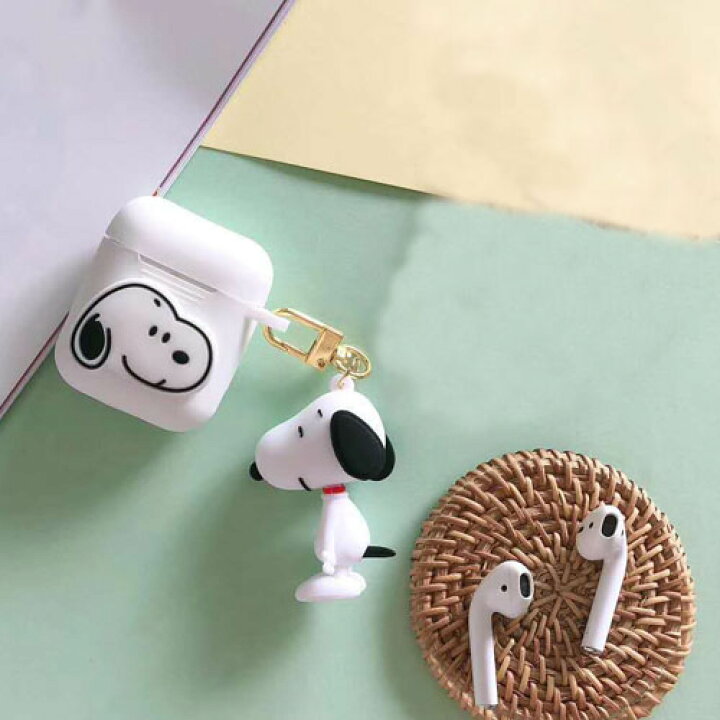 楽天市場】airpods1.2ケーススヌーピー キャラクター かわいい AirPods 
