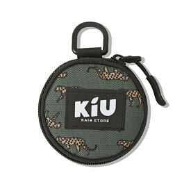 KiU ラウンド ケース ポーチ 防水 ウォーターリペレント 小銭入れ コインケース イヤホンケース ROUND CASE POUCH 撥水 ユニセックス メンズ レディース 男女兼用 ポーチ 財布 ブランド かわいい おしゃれ 小物入れ フェス アウトドア