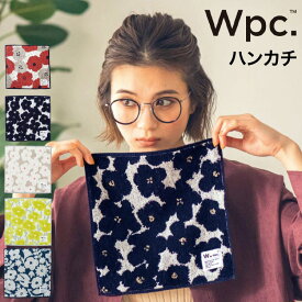 Wpc. Patterns ハンカチ スタンダード【手触りふわふわレディース 女性 誕生日 母の日 ホワイトデー プレゼント プチギフト 25,5×25.5cm 大きい 北欧 テキスタイル ブランド おしゃれ かわいい 可愛い 花柄 綿100％ 祝い 入学祝い 就職祝い 結婚祝い 新生活