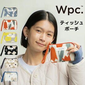 Wpc. Patterns ティッシュポーチ【撥水 レディース 女性 かわいい おしゃれ 北欧 花柄 テキスタイル マスク入れ マスクケース ストラップ付 小物入れ 柄 ポーチ プレゼント ミニ カバー 持ち運び 子ども 花粉症】