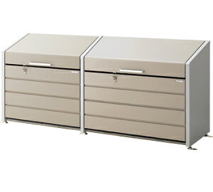 【イナバ物置】ダストボックスミニ 連結タイプDBN-1012Pパネル床タイプ【ゴミ保管庫】【45Lゴミ袋×20袋相当】【屋外】