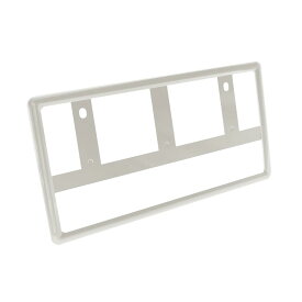 槌屋ヤック(Tsuchiya Yac) 車外用品 ナンバーフレーム ホワイト 8×337×170 mm PF-402