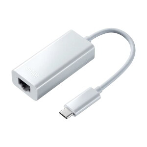 �T�����T�v���C(Sanwa Supply) USB3.2 TypeC-LAN�ϊ��A�_�v�^(�z���C�g) USB-CVLAN2WN