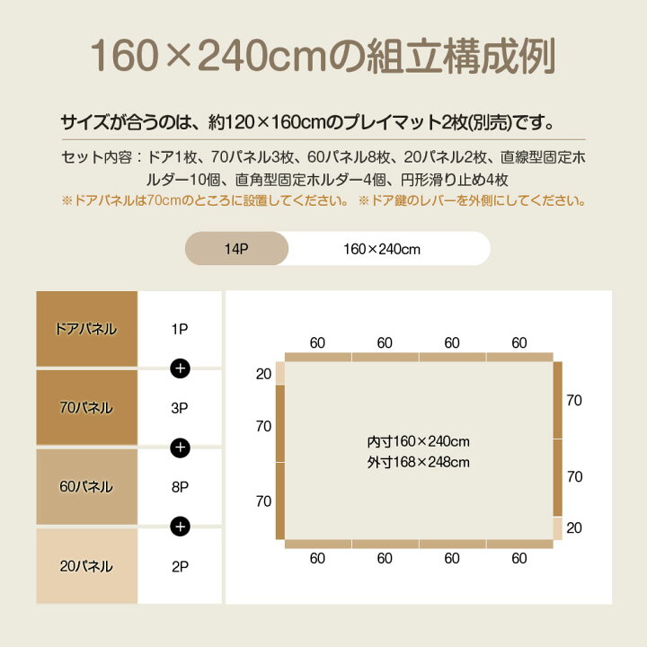 楽天市場】赤ちゃん ベビーサークル 扉付き 大きい ハイタイプ 大型 