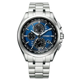 シチズン CITIZEN 腕時計 メンズ アテッサ ATTESA CBAT8040-57L エコドライブ Eco-Drive 電波時計 スーパーチタニウム ブルー