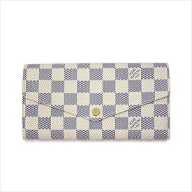 ルイヴィトン LOUIS VUITTON 二つ折り長財布 N63208 ダミエ・アズール ポルトフォイユ・サラ