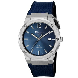 【期間限定セール】フェラガモ Ferragamo 腕時計 メンズ SFDT00719 F-80CLASSIC ブルー