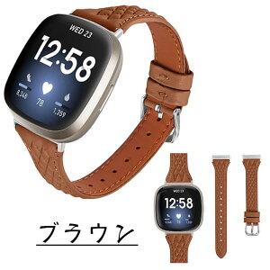 Fitbit Versa 4�^Sense�^Versa 3 �Ή� �����o���h ���i���{�v ���킢�� ������� �V���v�� �ʋ� �ʊw �r�W�l�X �J�W���A�� �j�����p �r���v�x���g �ȒP���� �ւ��X�g���b�v �u���b�N�^�u���E��