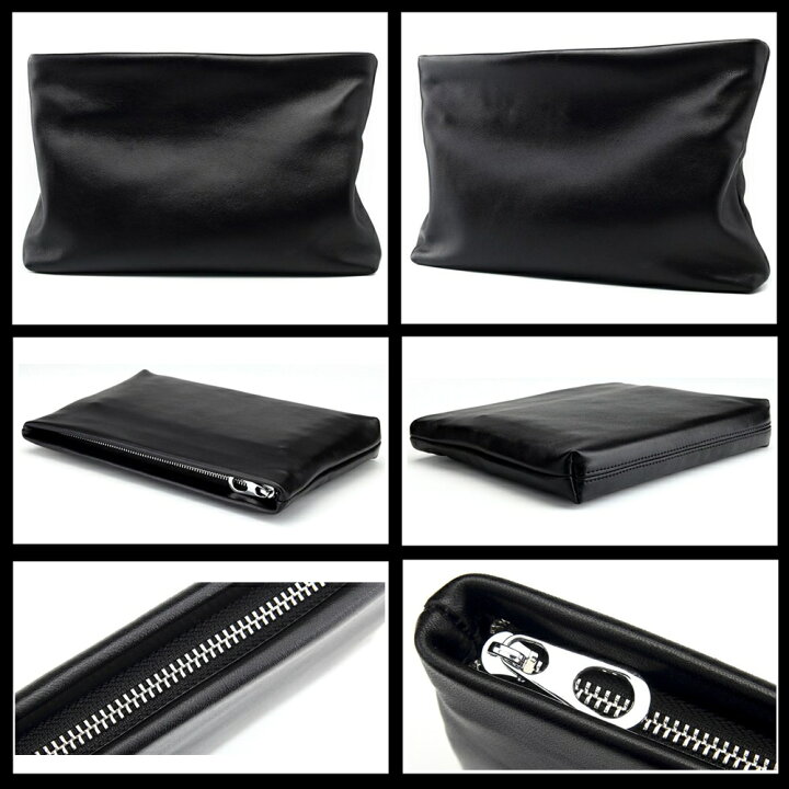 楽天市場 クラッチバッグ メンズ 小さめ ブランド 薄型 本革 レザー 結婚式 パーティー レディース セカンドバッグ クラッチバック セカンドバック ハンドバッグ ハンドバック バッグインバッグ バックインバック ポーチ 小物入れ 革 おしゃれ シンプル 小さい 軽 黒