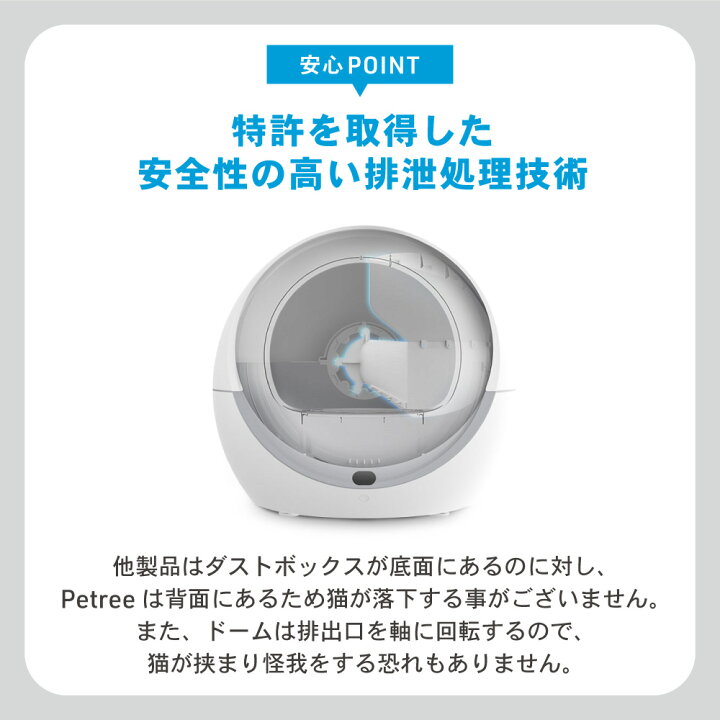 楽天市場】【猫砂2袋プレゼント】ペッツリー PLUS 猫 トイレ 自動 大型 