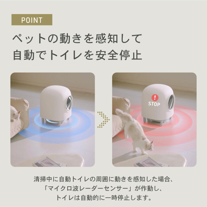 楽天市場】【猫砂2袋プレゼント】ペッツリー SMART 猫 トイレ 自動 
