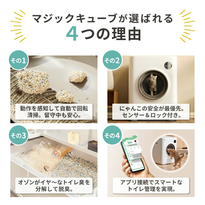 楽天市場】【10%OFFクーポン】 PET MARVEL マジックキューブ 猫 トイレ 