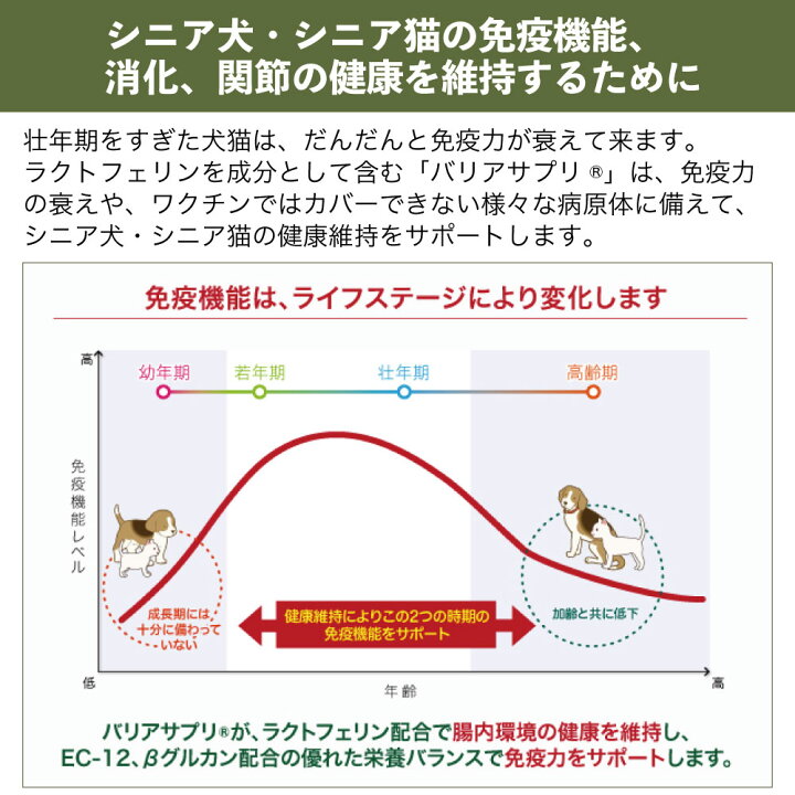 楽天市場 バリアサプリ ドッグ アダルト シニア 180g 犬 粉末 サプリメント 犬用 サプリ ミルク パウダー 健康維持 関節 成犬 老犬 国産 バックトゥベーシックス ハピポート 楽天市場店