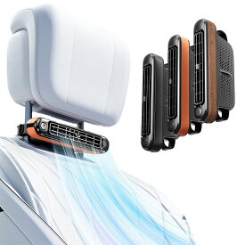 HapiChil 2way ヘッドレストファン 車 扇風機 車用扇風機 座席ファン カークーラー USB給電 3段階調整 k-018
