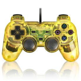 【K&SGAMER】PS2 有線 コントローラー プレイステーション2 対応 アナログコントローラ g-035