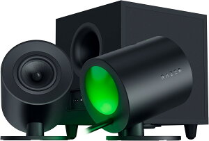 Razer CU[ Nommo V2 2̃tWhCo[ڃXs[J[ƃTuE[t@[Ŕ͂鉹̌\2.1chQ[~OXs[J[ USB Bluetooth ڑ 3C`tWhCo[ 5.5C