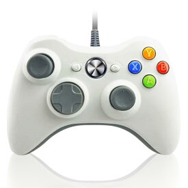 【K&SGAMER】 Xbox 360型 PCコントローラー ゲームパッド USB コントローラー Steam PC 対応 g-005