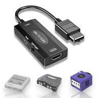 【K&SGAMER】 マルチ変換 コンバーター スーパーファミコン ゲームキューブ ニンテンドー64 対応 HDMI 変…