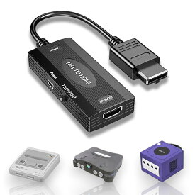 【K&SGAMER】 マルチ変換 コンバーター スーパーファミコン ゲームキューブ ニンテンドー64 対応 HDMI 変換 アダプター g-036