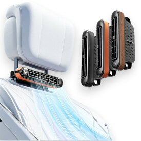 HapiChil 2way ヘッドレストファン 車 扇風機 車用扇風機 座席ファン カークーラー USB給電 3段階調整 k-018