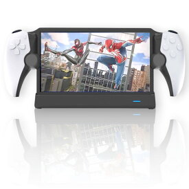 【K&SGAMER】 PSポータル 2way 置くだけ充電 スタンド PS5 リモートプレイヤー 充電スタンド Portal ドッキング 充電ステーション g-007