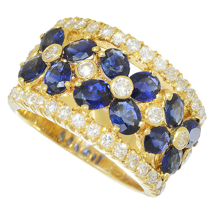 楽天市場】送料無料・返品可♪ポンテヴェキオ サファイア2.20ct ダイヤ  