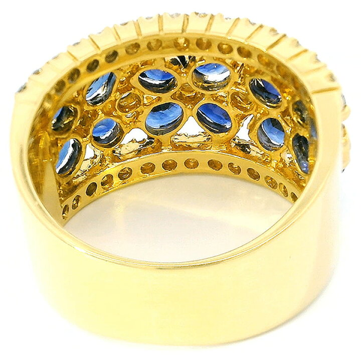 楽天市場】送料無料・返品可♪ポンテヴェキオ サファイア2.20ct ダイヤ  