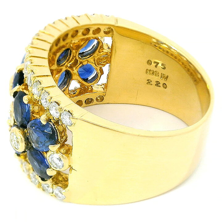 楽天市場】送料無料・返品可♪ポンテヴェキオ サファイア2.20ct ダイヤ  