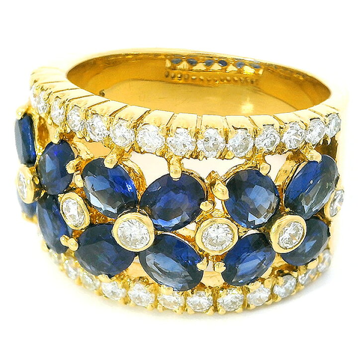 楽天市場】送料無料・返品可♪ポンテヴェキオ サファイア2.20ct ダイヤ  