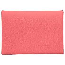 送料無料♪エルメス カルヴィ デュオ ヴォーエプソン ローズアザレ K刻印 未使用♪【中古】