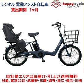 レンタル 1ヶ月 電動自転車 子供乗せ パナソニック ギュット アニーズ 12.0Ah 20インチ 自社便エリア対象（送料無料）