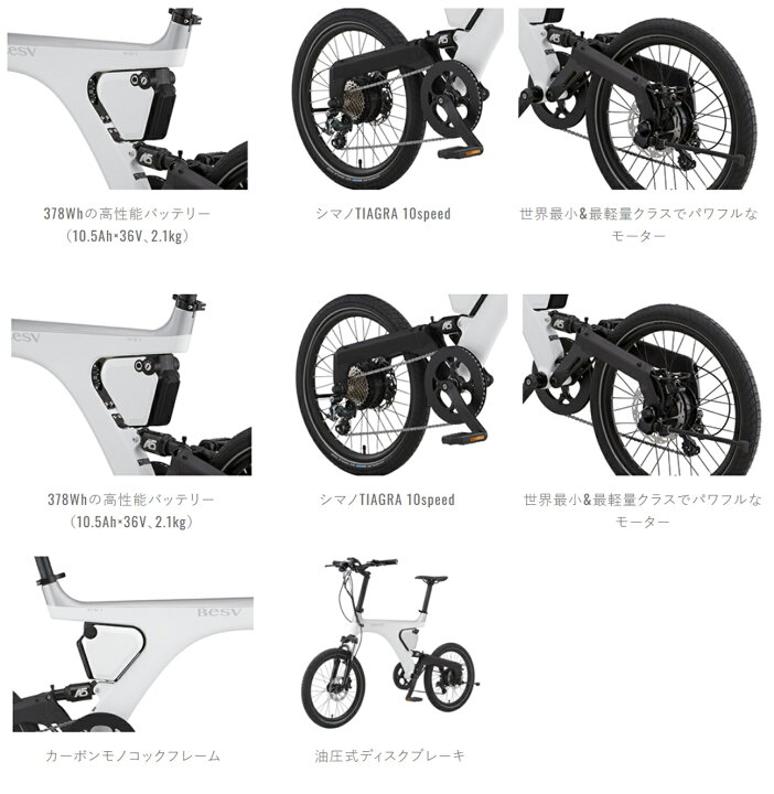 楽天市場】電動自転車 BESV PS1（ベスビー ピーエスワン） 20インチ 
