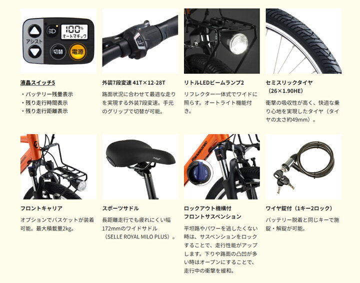 楽天市場】電動自転車 パナソニック ハリヤ Hurryer 12.0Ah 2025年 BE 