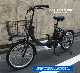 レンタル 1ヶ月 電動自転車 パナソニック SW（エスダブリュ） 変速無し 8.0Ah 20インチ 自社便エリア対象（送料無料）